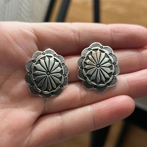 Vintage & sterling silver earring clips on